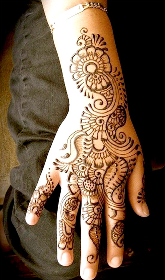 Henna Design For Wedding Simple